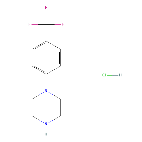 1-[4-(trifluoromethyl)phenyl]piperazine;hydrochloride (CAS: 294210-80-3) - Related Chemical Product