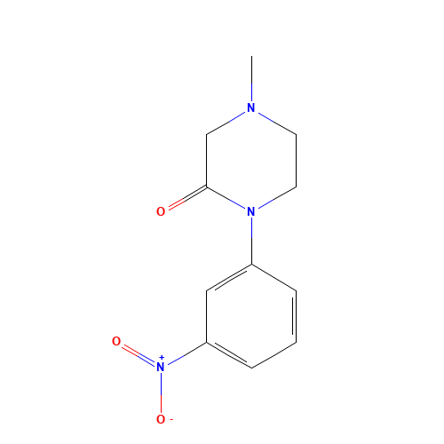 4-methyl-1-(3-nitrophenyl)piperazin-2-one (CAS: 925920-87-2) - Related Chemical Product