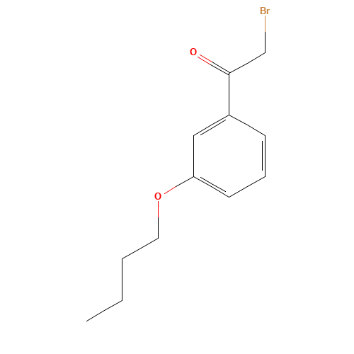 2-bromo-1-(3-butoxyphenyl)ethanone (CAS: 945612-38-4) - Related Chemical Product