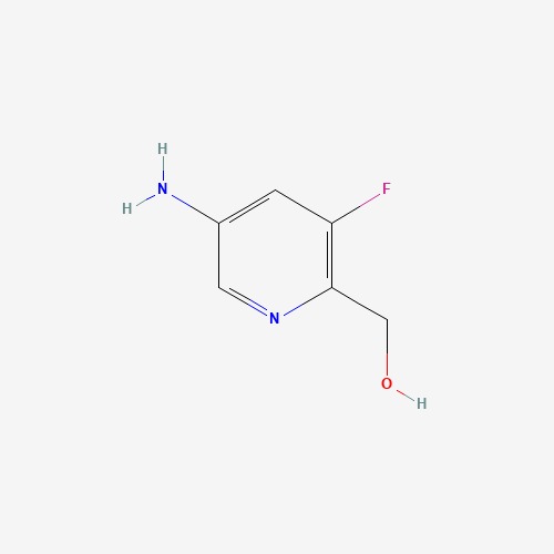 (5-amino-3-fluoropyridin-2-yl)methanol (CAS: 1419602-85-9) - Chemical Structure and Molecular Formula 