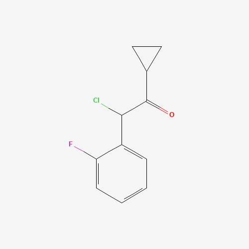 2-chloro-1-cyclopropyl-2-(2-fluorophenyl)ethanone (CAS: 178688-43-2) - Related Chemical Product