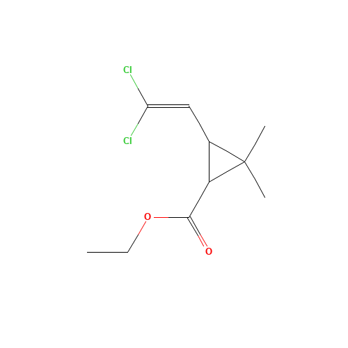 ethyl 3-(2,2-dichloroethenyl)-2,2-dimethylcyclopropane-1-carboxylate (CAS: 59609-49-3) - Related Chemical Product