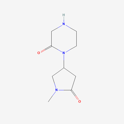1-(1-methyl-5-oxopyrrolidin-3-yl)piperazin-2-one (CAS: 1284249-16-6) - Related Chemical Product