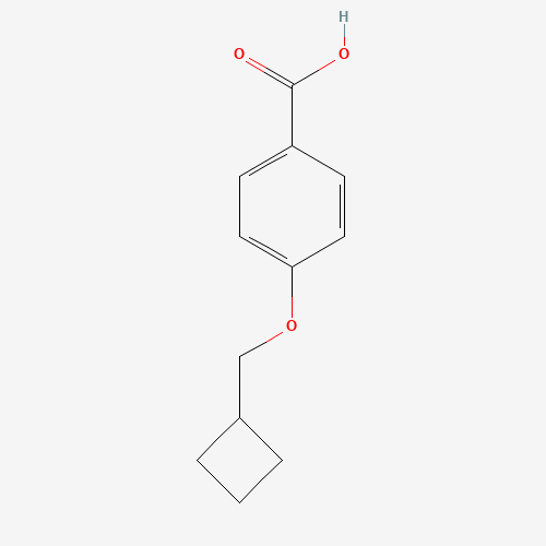 4-(cyclobutylmethoxy)benzoic acid (CAS: 877213-09-7) - Chemical Structure and Molecular Formula 