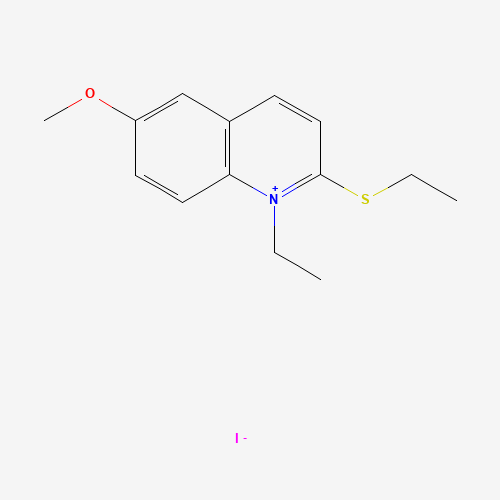 1-ethyl-2-ethylsulfanyl-6-methoxyquinolin-1-ium;iodide (CAS: 63816-13-7) - Related Chemical Product