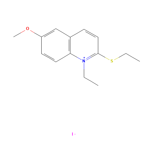 1-ethyl-2-ethylsulfanyl-6-methoxyquinolin-1-ium;iodide (CAS: 63816-13-7) - Related Chemical Product