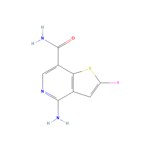 4-amino-2-iodothieno[3,2-c]pyridine-7-carboxamide (CAS: 690635-54-2) - Related Chemical Product