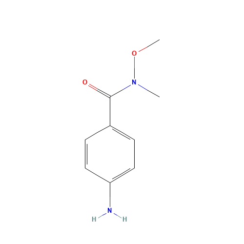 4-amino-N-methoxy-N-methylbenzamide (CAS: 186252-52-8) - Related Chemical Product