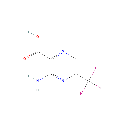 3-amino-5-(trifluoromethyl)pyrazine-2-carboxylic acid (CAS: 16014-65-6) - Related Chemical Product