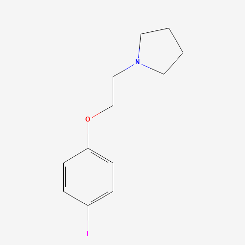 1-[2-(4-iodophenoxy)ethyl]pyrrolidine (CAS: 554430-67-0) - Related Chemical Product