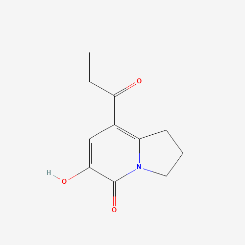 6-hydroxy-8-propanoyl-2,3-dihydro-1H-indolizin-5-one (CAS: 939411-20-8) - Related Chemical Product