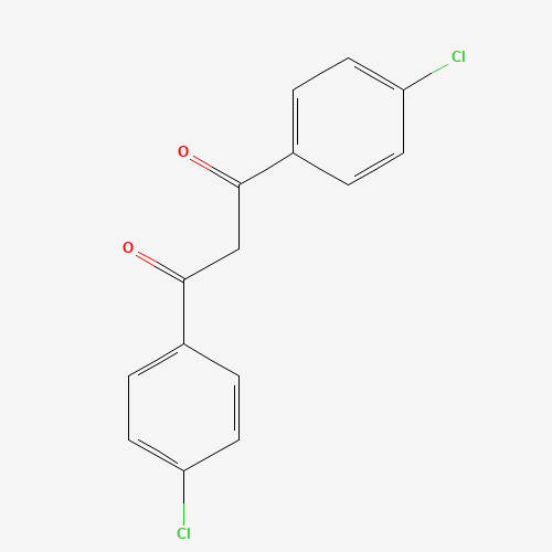 1,3-bis(4-chlorophenyl)propane-1,3-dione (CAS: 18362-49-7) - Chemical Structure and Molecular Formula 