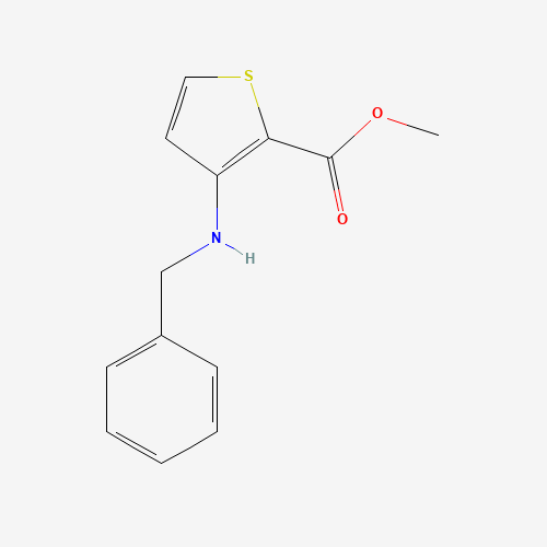 methyl 3-(benzylamino)thiophene-2-carboxylate (CAS: 112281-92-2) - Chemical Structure and Molecular Formula 
