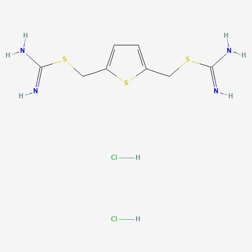 [5-(carbamimidoylsulfanylmethyl)thiophen-2-yl]methyl carbamimidothioate;dihydrochloride (CAS: 2076-91-7) - Related Chemical Product
