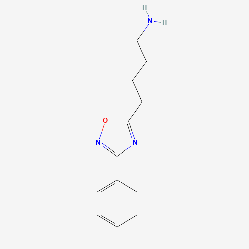 4-(3-phenyl-1,2,4-oxadiazol-5-yl)butan-1-amine (CAS: 1342557-48-5) - Related Chemical Product