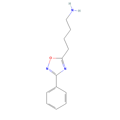 4-(3-phenyl-1,2,4-oxadiazol-5-yl)butan-1-amine (CAS: 1342557-48-5) - Related Chemical Product