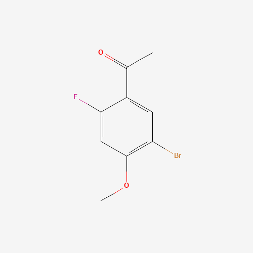 1-(5-bromo-2-fluoro-4-methoxyphenyl)ethanone (CAS: 914221-54-8) - Chemical Structure and Molecular Formula 