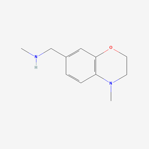 N-methyl-1-(4-methyl-2,3-dihydro-1,4-benzoxazin-7-yl)methanamine (CAS: 937795-86-3) - Related Chemical Product