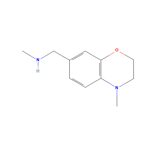 N-methyl-1-(4-methyl-2,3-dihydro-1,4-benzoxazin-7-yl)methanamine (CAS: 937795-86-3) - Related Chemical Product