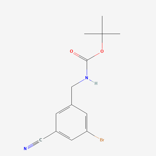 tert-butyl N-[(3-bromo-5-cyanophenyl)methyl]carbamate (CAS: 1177558-71-2) - Related Chemical Product