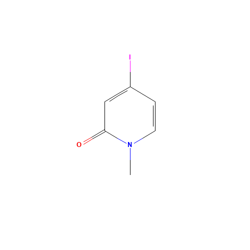 4-iodo-1-methylpyridin-2-one (CAS: 889865-47-8) - Chemical Structure and Molecular Formula 