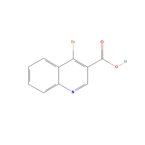 4-bromoquinoline-3-carboxylic acid (CAS: 1378260-46-8) - Chemical Structure and Molecular Formula 