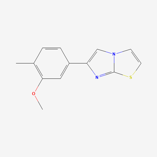 6-(3-methoxy-4-methylphenyl)imidazo[2,1-b][1,3]thiazole (CAS: 1401515-03-4) - Chemical Structure and Molecular Formula 
