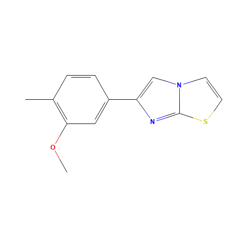 6-(3-methoxy-4-methylphenyl)imidazo[2,1-b][1,3]thiazole (CAS: 1401515-03-4) - Chemical Structure and Molecular Formula 