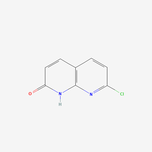 7-chloro-1H-1,8-naphthyridin-2-one (CAS: 15944-34-0) - Chemical Structure and Molecular Formula 