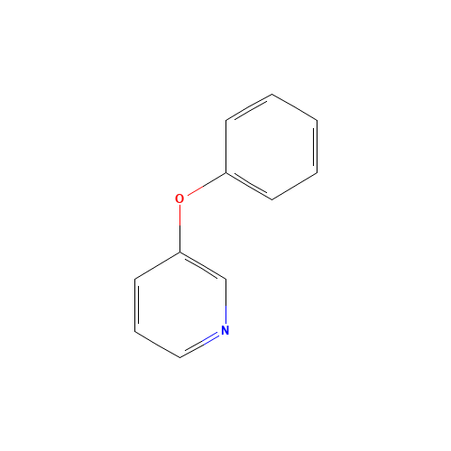 3-phenoxypyridine (CAS: 2176-45-6) - Chemical Structure and Molecular Formula 