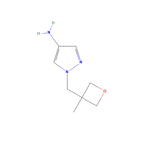 1-[(3-methyloxetan-3-yl)methyl]pyrazol-4-amine (CAS: 1428574-89-3) - Related Chemical Product