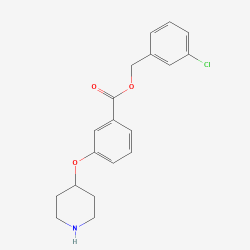 (3-chlorophenyl)methyl 3-piperidin-4-yloxybenzoate (CAS: 1443208-36-3) - Related Chemical Product