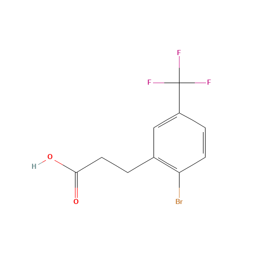 3-[2-bromo-5-(trifluoromethyl)phenyl]propanoic acid (CAS: 869725-56-4) - Related Chemical Product