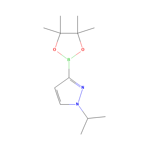 1-propan-2-yl-3-(4,4,5,5-tetramethyl-1,3,2-dioxaborolan-2-yl)pyrazole (CAS: 1071496-88-2) - Related Chemical Product