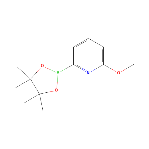 2-methoxy-6-(4,4,5,5-tetramethyl-1,3,2-dioxaborolan-2-yl)pyridine (CAS: 1034297-69-2) - Related Chemical Product