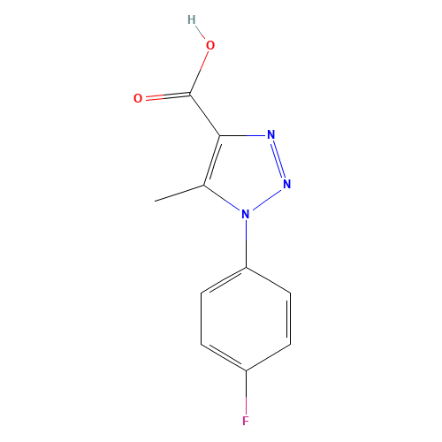 1-(4-fluorophenyl)-5-methyltriazole-4-carboxylic acid (CAS: 887035-89-4) - Related Chemical Product