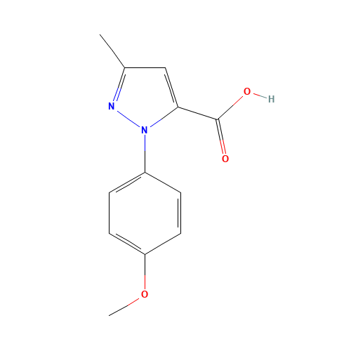 2-(4-methoxyphenyl)-5-methylpyrazole-3-carboxylic acid (CAS: 218631-44-8) - Related Chemical Product