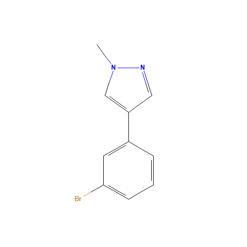 4-(3-bromophenyl)-1-methylpyrazole (CAS: 141938-40-1) - Related Chemical Product