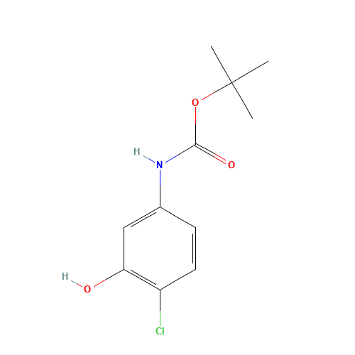 tert-butyl N-(4-chloro-3-hydroxyphenyl)carbamate (CAS: 345893-27-8) - Related Chemical Product