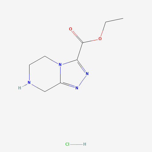 ethyl 5,6,7,8-tetrahydro-[1,2,4]triazolo[4,3-a]pyrazine-3-carboxylate;hydrochloride (CAS: 1187830-58-5) - Related Chemical Product