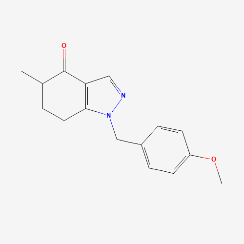 1-[(4-methoxyphenyl)methyl]-5-methyl-6,7-dihydro-5H-indazol-4-one (CAS: 1355249-10-3) - Related Chemical Product
