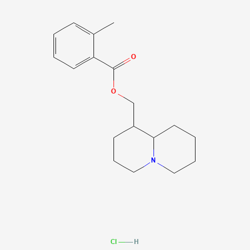 2,3,4,6,7,8,9,9a-octahydro-1H-quinolizin-1-ylmethyl 2-methylbenzoate;hydrochloride (CAS: 70782-18-2) - Related Chemical Product