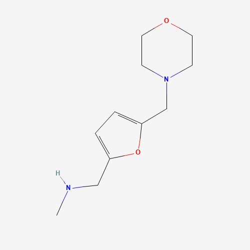 N-methyl-1-[5-(morpholin-4-ylmethyl)furan-2-yl]methanamine (CAS: 893741-66-7) - Related Chemical Product