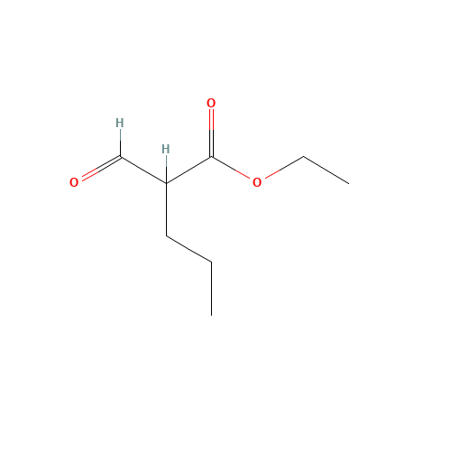 ethyl 2-formylpentanoate (CAS: 36873-43-5) - Chemical Structure and Molecular Formula 