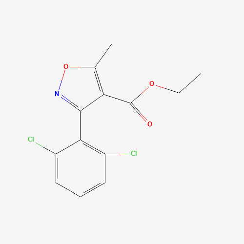 ethyl 3-(2,6-dichlorophenyl)-5-methyl-1,2-oxazole-4-carboxylate (CAS: 24248-21-3) - Related Chemical Product