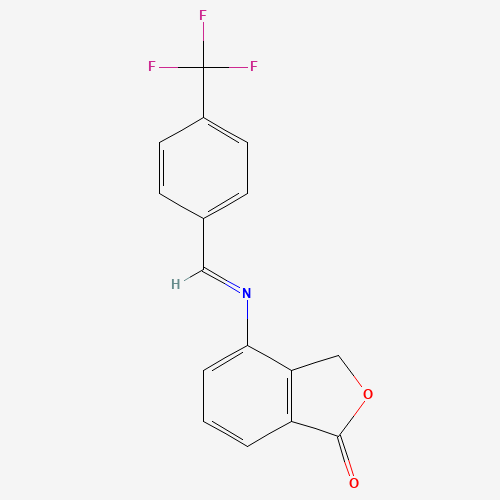 4-[[4-(trifluoromethyl)phenyl]methylideneamino]-3H-2-benzofuran-1-one (CAS: 1207454-88-3) - Related Chemical Product