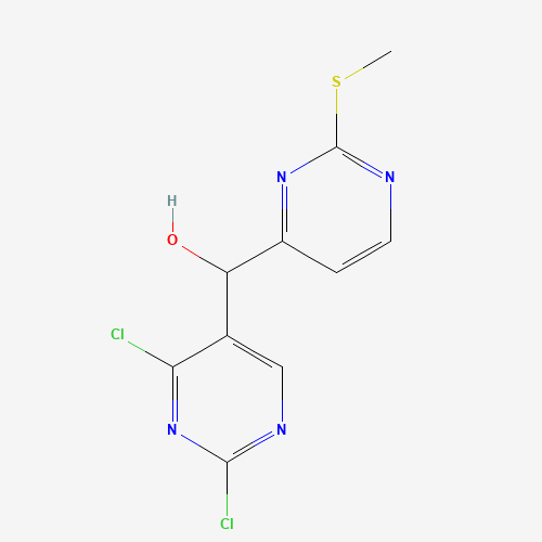 (2,4-dichloropyrimidin-5-yl)-(2-methylsulfanylpyrimidin-4-yl)methanol (CAS: 1386398-84-0) - Related Chemical Product