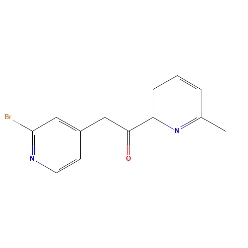 2-(2-bromopyridin-4-yl)-1-(6-methylpyridin-2-yl)ethanone (CAS: 446880-80-4) - Related Chemical Product