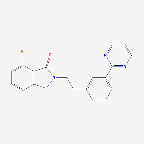 7-bromo-2-[2-(3-pyrimidin-2-ylphenyl)ethyl]-3H-isoindol-1-one (CAS: 1417190-47-6) - Related Chemical Product