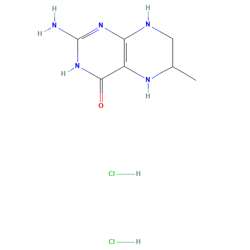 2-amino-6-methyl-5,6,7,8-tetrahydro-1H-pteridin-4-one;dihydrochloride (CAS: 69113-63-9) - Related Chemical Product